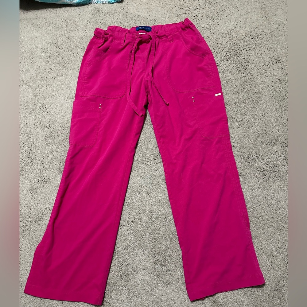 Petite Koi Scrub Pants